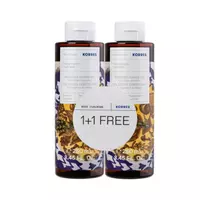 Korres 1+1 Πακέτο Προσφοράς Renewing Body Cleanser Thyme Honey Αφρόλουτρο Θυμάρι Μέλι 2x250ml
