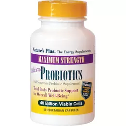 Nature's Plus Probiotics Ultra με Προβιοτικά και Πρεβιοτικά 60 φυτικές κάψουλες