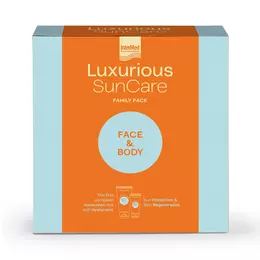 Intermed FAMILY PACK Luxurious Sun Care Face Cream SPF50 75ml & Body Sunscreen SPF15 200ml