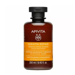 Apivita Keratin Repair Ξηρό Σαμπουάν Αναδόμησης/Θρέψης για Ξηρά Μαλλιά 250ml