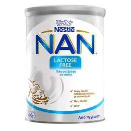 Nestle Nan Lactose Free Γάλα για Βρέφη σε Σκόνη από τη Γέννηση 400gr