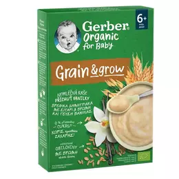 Nestle Grain & Grow Δημητριακά με Γεύση Βανίλια Χωρίς Ζάχαρη 200gr για 6+ μηνών