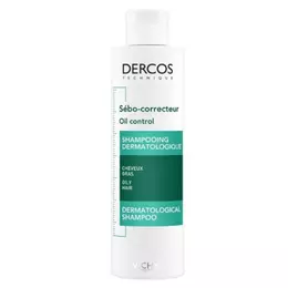 Vichy Dercos Oil Control Shampoo Σαμπουάν για Ρύθμιση Λιπαρότητας 200ml