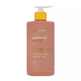 Panthenol Extra Bare Skin 3 In 1 Cleanser, Γυναικείο Αφρόλουτρο & Σαμπουάν 500ml