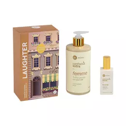 Panthenol Extra Σετ Laughter Limited Edition με Femme 3in1 Cleanser 500ml & Femme Eau De Toilette 50ml