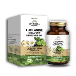 John Noa Liposomal L-Theanine + Melatonin Chamomile Ext. - Lavender Balm Valerian 90 vegan caps