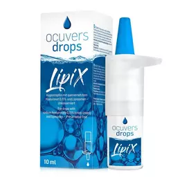Ocuvers Drops Lipix Οφθαλμικές Σταγόνες με Υαλουρονικό Οξύ για Ξηροφθαλμία 10ml