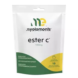 My Elements Ester C Βιταμίνη για το Ανοσοποιητικό 1000mg με Γεύση Πορτοκάλι 10αναβρ.δισκία