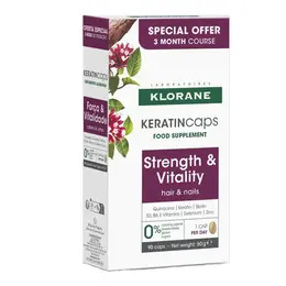 Klorane Strength & Vitality Ειδικό Συμπλήρωμα Διατροφής 90 κάψουλες