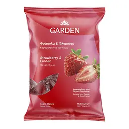 Garden Strawberry & Linden Καραμέλες 60gr