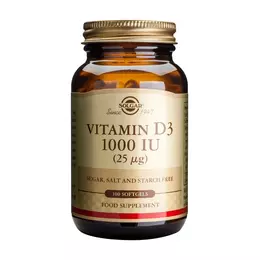 Solgar Vitamin D-3 1000IU  100 Softgels