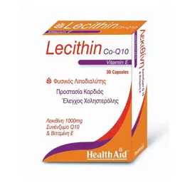 Health Aid Lecithin 1000mg + Natural Vitamin E 45iu 30c
