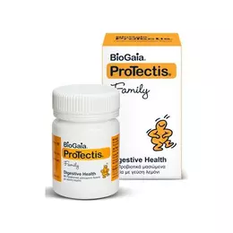 BioGaia Protectis Family Λεμόνι 60 μασώμενες ταμπλέτες
