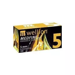 Wellion Medfine 31G 5mm Βελόνες Πένας 100 τεμ