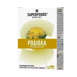 Superfoods Χρυσή Ρίζα Rhodiola 250mg 30 κάψουλες
