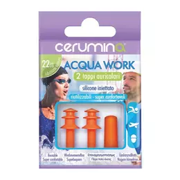 Cerumina Acqua Work Ωτοασπίδες Σιλικόνης 2τμχ