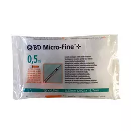 BD Micro-Fine+ 0.5ml 0.33mm (29G) x 12.7mm 1 τεμ