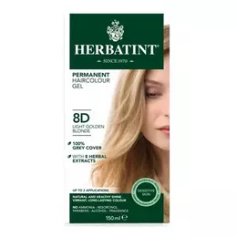 Herbatint 8D Ξανθό Ανοικτό Χρυσαφί Βαφή Μαλλιών 150ml