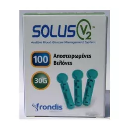 Frondis Solus V2 Sterilance Βελόνες Μέτρησης Γλυκόζης 100 τεμ