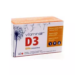 Medicair Vitamin Air D3 1200iu 60 κάψουλες