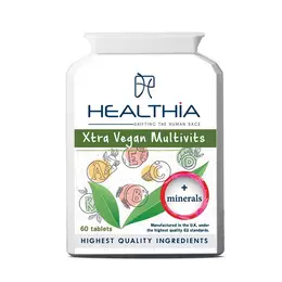 Healthia Xtra Vegan Multivitamins + Minerals 60 ταμπλέτες