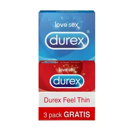 Durex Classic 12τμχ & Δώρο Feel Thin 3τμχ