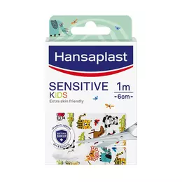 Hansaplast Αυτοκόλλητο Επίθεμα Sensitive για Παιδιά 100x6cm 1τμχ
