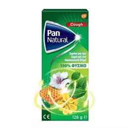 GSK Pan Natural Σιρόπι για τον Ξηρό & Παραγωγικό Βήχα 128gr