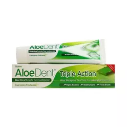 Optima Naturals AloeDent Triple Action Οδοντόκρεμα με Αλόη για Ολοκληρωμένη Προστασία 100ml