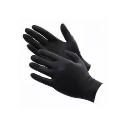 Alfa Care Nitrile Eco Γάντια Νιτριλίου Χωρίς Πούδρα σε Μαύρο Χρώμα 100τμχ