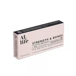 AtLife Strength & Bones Vitamin D3 + K2 + B6 + Magnesium 30tabs