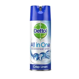 Dettol Καθαριστικό Spray Γενικής Χρήσης All In One με Απολυμαντική Δράση Crisp Linen 400ml