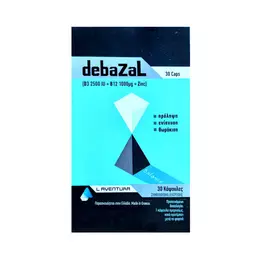 DebaZaL Balance (Vitamin D3 2500IU + Vitamin B12 1000μg + Zinc) Supplement 30caps LAVENTURA