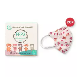 Tie Xiong TX-Ν02 Disposable Kids FFP2 NR Filtering Half Mask Hello Kitty 5τμχ