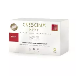 Crescina Transdermic HFSC Complete Man 500, 20+20 Φιαλίδια με Έκπτωση 50% στο 2ο Προϊόν