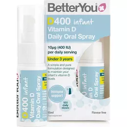 BetterYou Dlux 400iu Infant Spray D3 15ml
