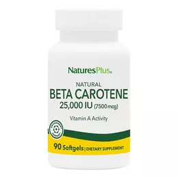 Nature's Plus Beta Carotene 25000iu 7500mcg 90 μαλακές κάψουλες