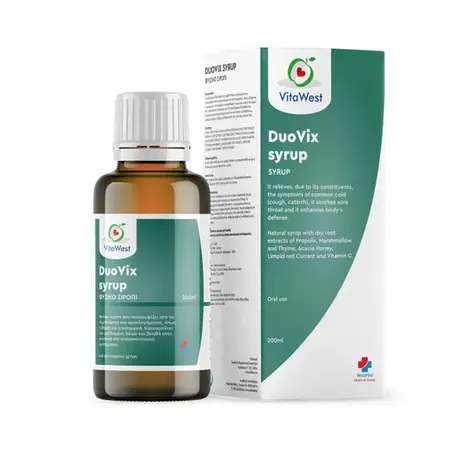 VitaWest DuoVix Syrup Φυσικό Σιρόπι 200ml