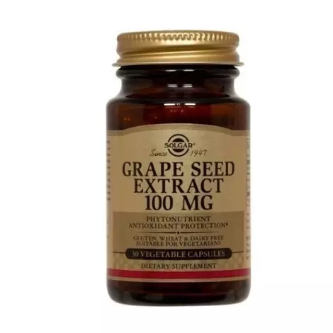Solgar Grape Seed Extract 100mg 30 Veg. Caps