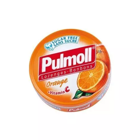 Pulmoll Καραμέλες Vitamin C Πορτοκάλι Χωρίς Ζάχαρη 50gr