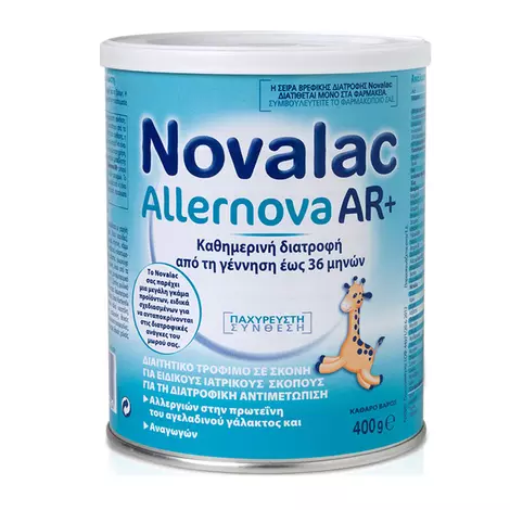 Novalac Αντιαναγωγικό Γάλα σε Σκόνη Allernova AR+ 0m+ 400gr