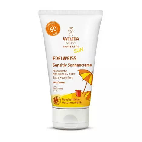 Weleda Sun Edelweiss Baby & Kids Sunscreen Lotion Sensitive SPF50 50ml