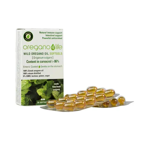 Oregano 4 Life Wild Oregano Oil 30 μαλακές κάψουλες